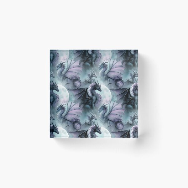 Item preview, Purple Dragon And Moon  designed and sold by Abizola.