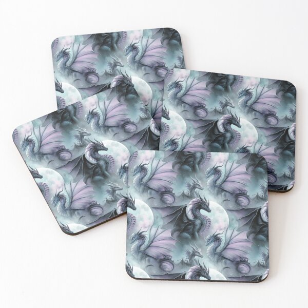 Item preview, Purple Dragon And Moon  designed and sold by Abizola.