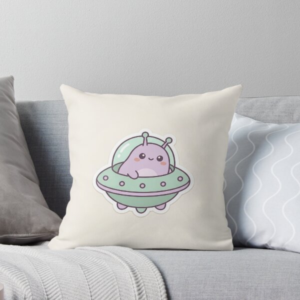 Item preview, Cute Kawaii Alien UFO Pastel designed and sold by AEVORI.
