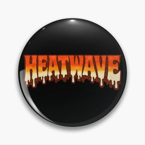 Item preview, Heatwave Dripping Melting Retro Typography Bold Summer Heat Design designed and sold by Artycom.