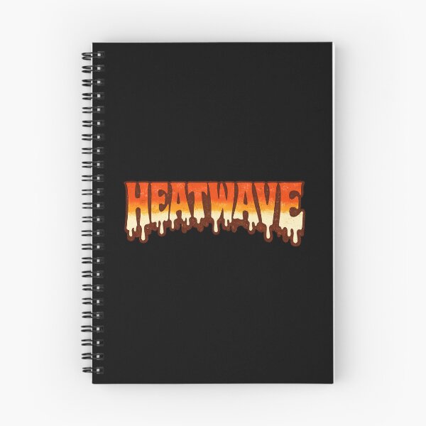 Item preview, Heatwave Dripping Melting Retro Typography Bold Summer Heat Design designed and sold by Artycom.