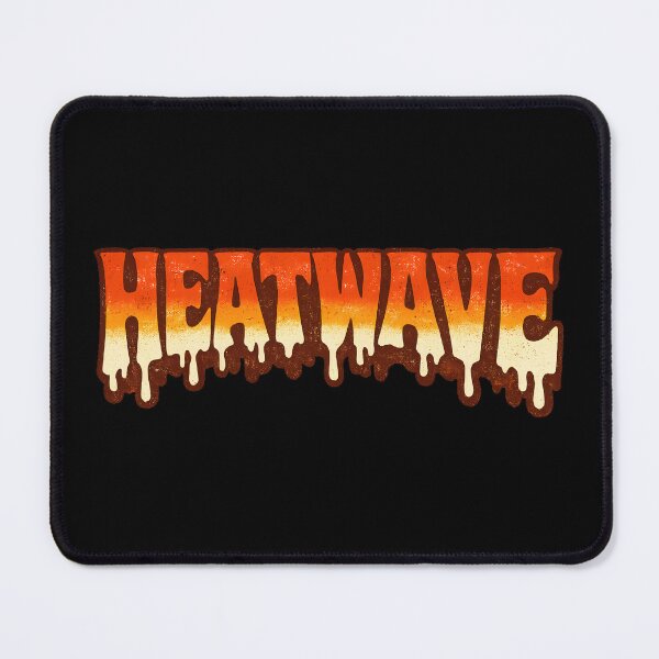 Item preview, Heatwave Dripping Melting Retro Typography Bold Summer Heat Design designed and sold by Artycom.