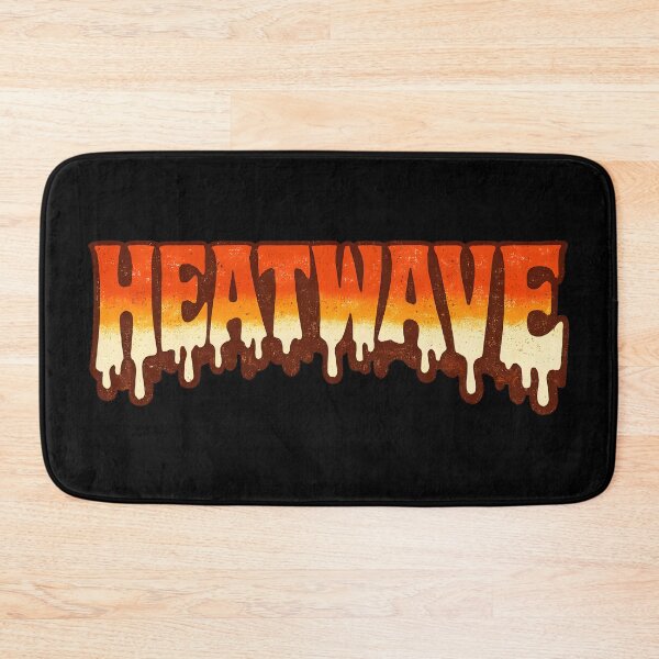 Item preview, Heatwave Dripping Melting Retro Typography Bold Summer Heat Design designed and sold by Artycom.