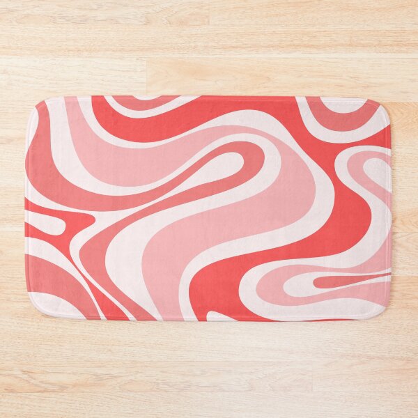 Item preview,  Liquid Swirl Retro Abstract in pinks  tones, Light Blush, Cream, and White designed and sold by Differenceee.