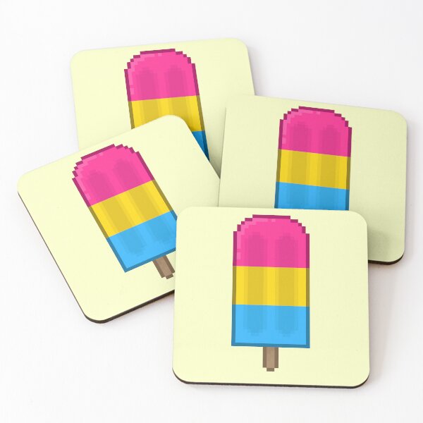Item preview, Pixelart Pan Pride Icepop designed and sold by Lilac-Cat.
