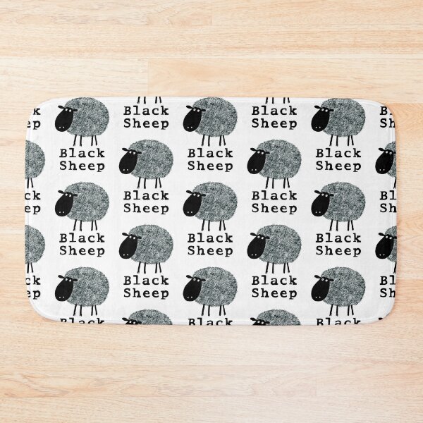 Item preview, Black Sheep! Cute Sheep with Text designed and sold by Carla Daly.