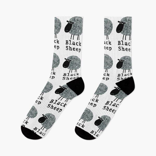 Item preview, Black Sheep! Cute Sheep with Text designed and sold by Carla Daly.