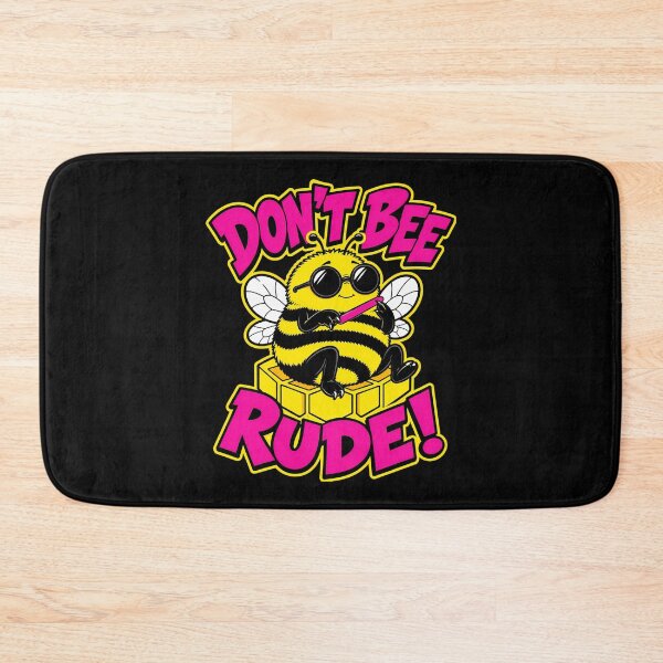 Item preview, Don’t Bee Rude Funny Sarcastic Honey Bee Pun Neon Pop Art designed and sold by Anyshca.