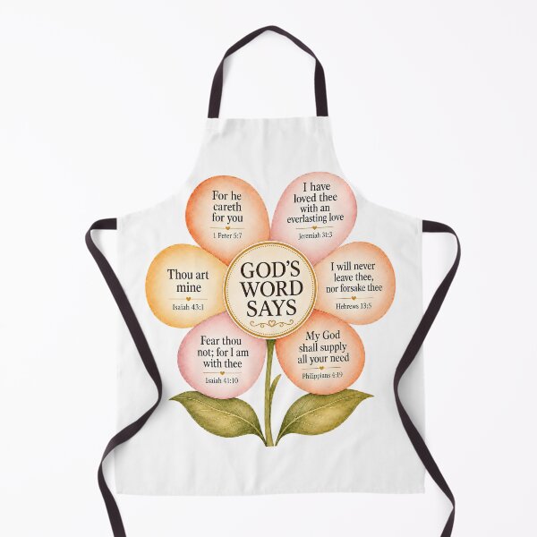 Item preview, God’s Word Says KJV Bible Verse Flower – Christian Encouragement Gift designed and sold by FaithThroughEverySeason.
