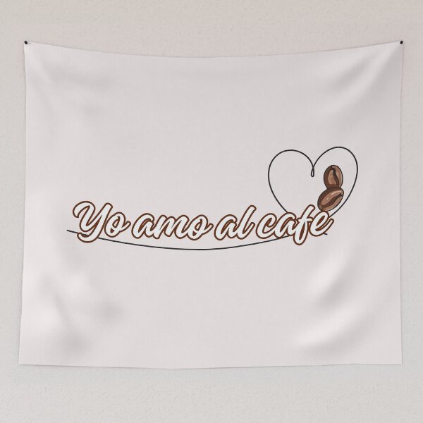 Item preview, Yo Amo Al Cafe Granos y Corazon designed and sold by Lorens Designs.
