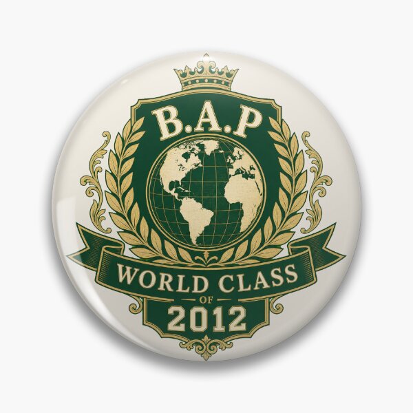 Item preview, B.A.P World Class Varsity Crest | Vintage Collegiate Heritage Design designed and sold by Meivelle.