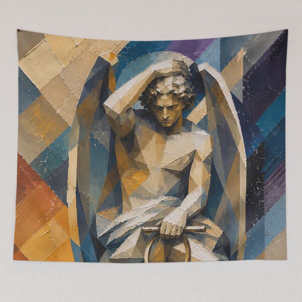 Item preview, Lucifer, Fallen angel painting. designed and sold by GalleryKauffeld.