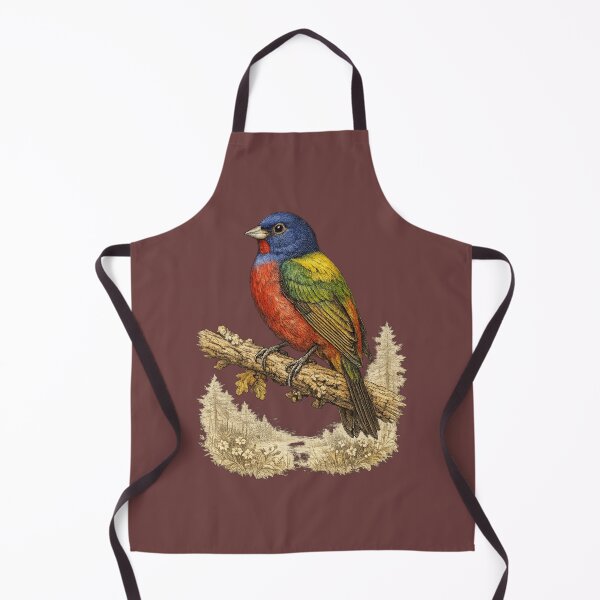 Item preview, Painted Bunting – Rainbow Jewel designed and sold by KrungiT Design .