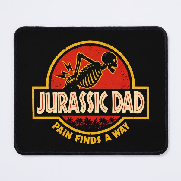 Item preview, Jurassic Prehistoric Dad – Vintage Back Pain Retro Graphic Tee designed and sold by DogLord.
