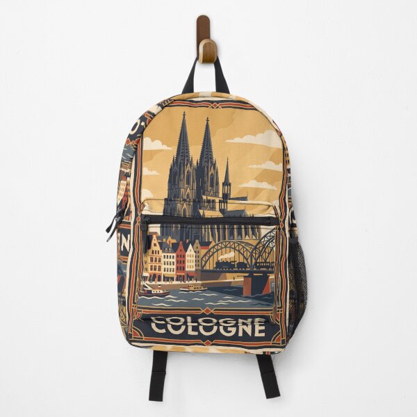 Item preview, Cologne Germany Vintage Travel Poster – Rhine Art designed and sold by Bomax121.