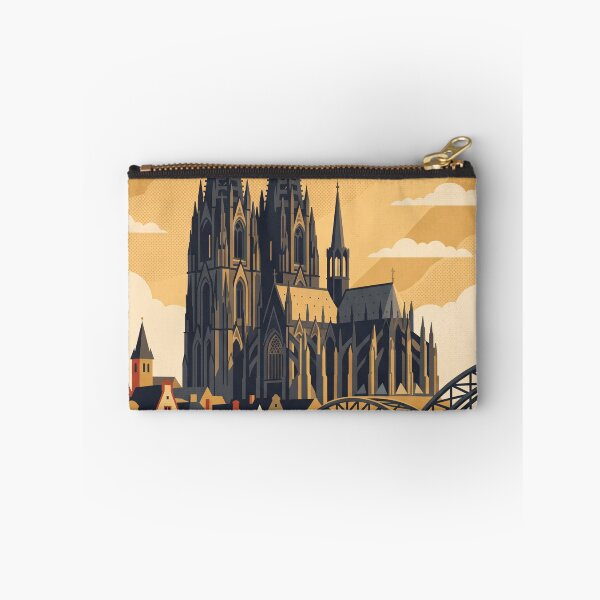 Item preview, Cologne Germany Vintage Travel Poster – Rhine Art designed and sold by Bomax121.