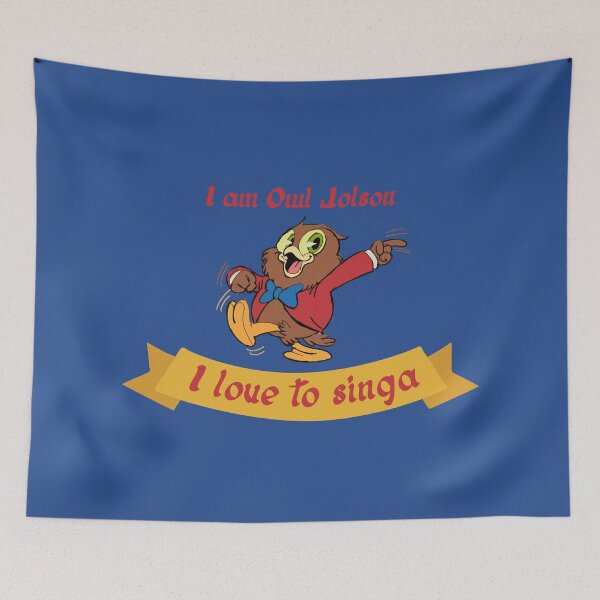 Item preview, Owl Jolson, I love to singa! designed and sold by EchoPrint Co..