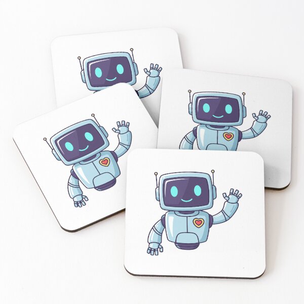 Aperçu de l'œuvre Cartoon NFT Happy Bot créée et vendue par Crypto-NFT22.