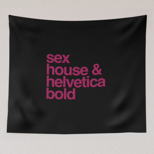 Item preview, sex house & helvetica bold designed and sold by geeksvintage.