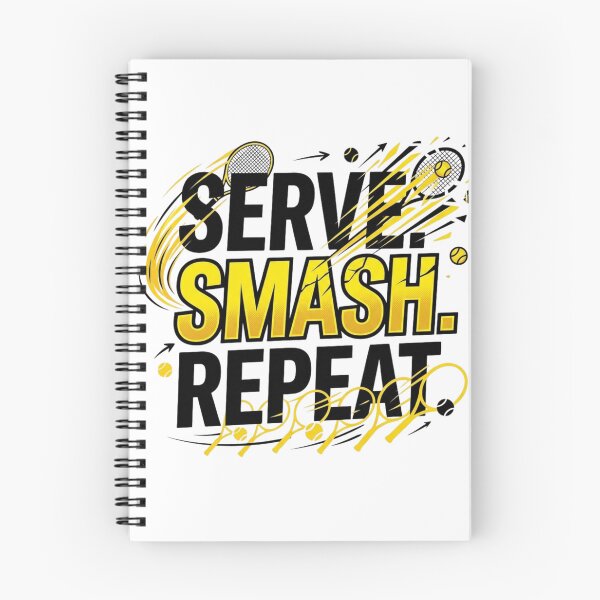 Item preview, Serve Smash Repeat Tennis Design designed and sold by RunningWhiskers.