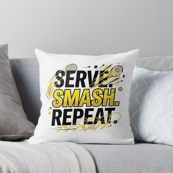 Item preview, Serve Smash Repeat Tennis Design designed and sold by RunningWhiskers.