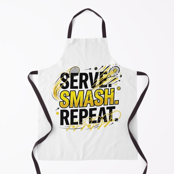 Item preview, Serve Smash Repeat Tennis Design designed and sold by RunningWhiskers.