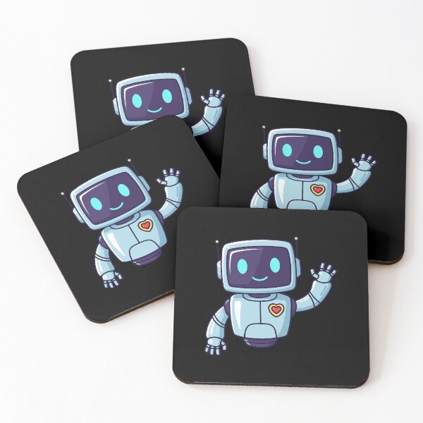 Aperçu de l'œuvre Cartoon NFT Happy Bot créée et vendue par Crypto-NFT22.