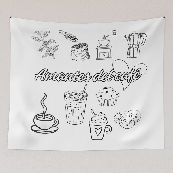 Item preview, Coffee lovers (Doodles) designed and sold by Lorens Designs.