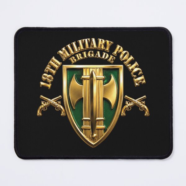 Item preview, Army - 18th MP Brigade - 3D - Enhanced designed and sold by Military Insignia Products.