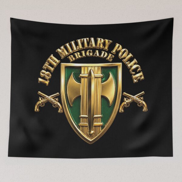 Item preview, Army - 18th MP Brigade - 3D - Enhanced designed and sold by Military Insignia Products.