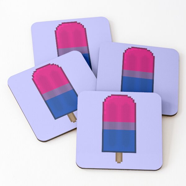 Item preview, Pixelart Bi Pride Icepop designed and sold by Lilac-Cat.