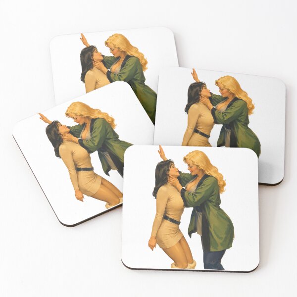 Item preview, Romantic Vintage Pin-Up Couple | Original Girls Love Retro Illustration designed and sold by Cosplayvintage.