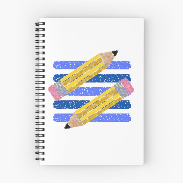 Item preview, Crossed Pencils Blue Stripes Back To School Design designed and sold by Oddifys.