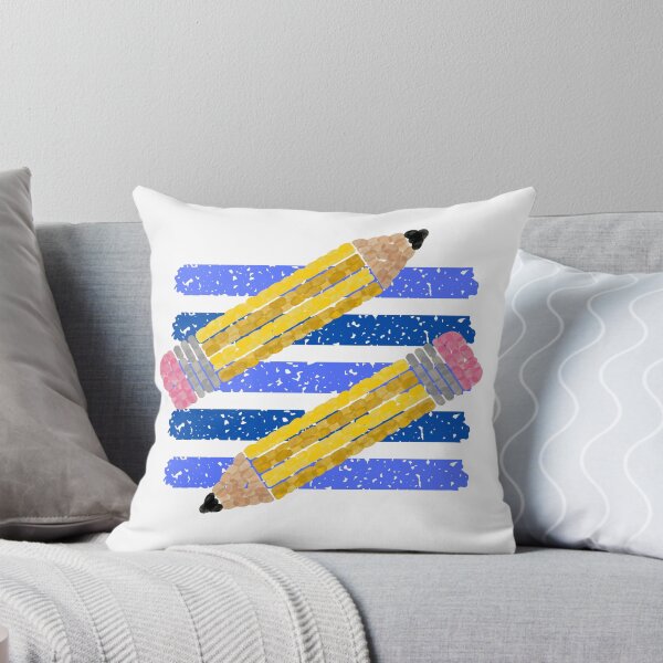 Item preview, Crossed Pencils Blue Stripes Back To School Design designed and sold by Oddifys.