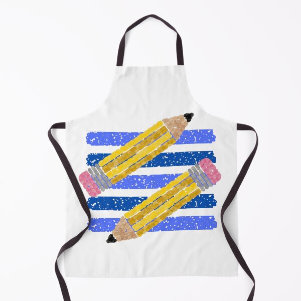 Item preview, Crossed Pencils Blue Stripes Back To School Design designed and sold by Oddifys.