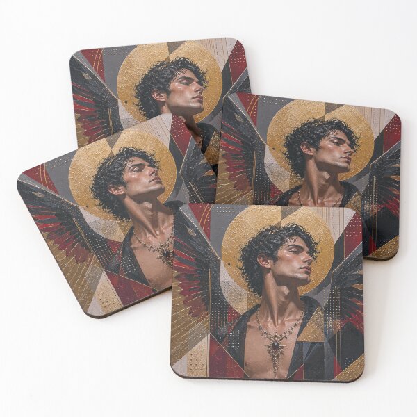 Item preview, Lucifer, Fallen angel painting. designed and sold by GalleryKauffeld.