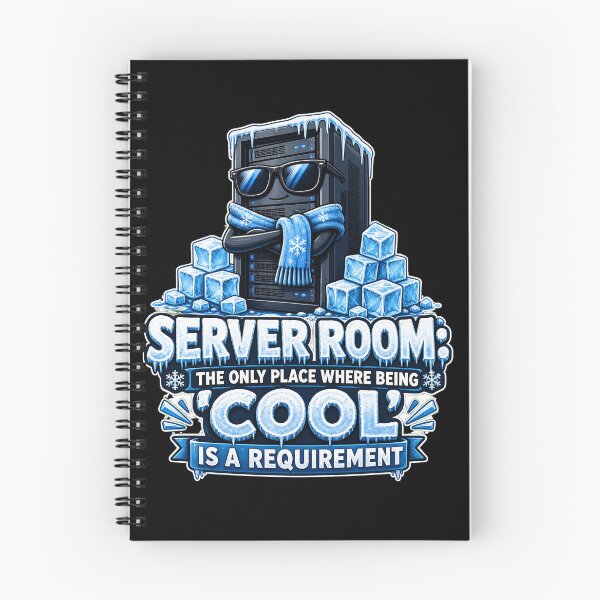 Aperçu de l'œuvre Salle des serveurs de centre de données : T-shirt « Besoin de fraîcheur » - Humour sur le refroidissement informatique créée et vendue par Uglyandcute.