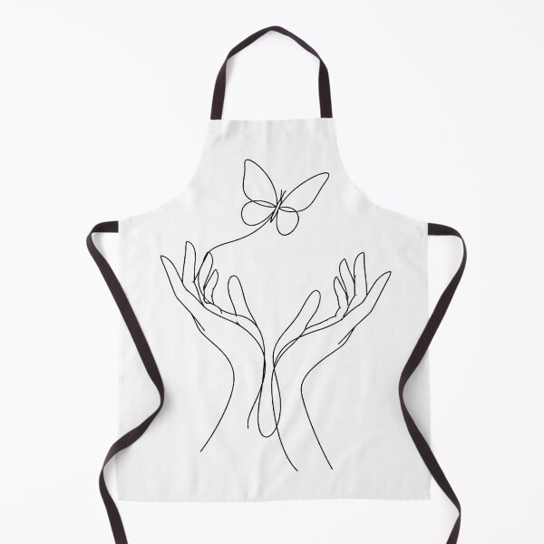 Item preview, Minimalist Hands Holding Butterfly Line Art Poster designed and sold by SoftSpaceDesign.