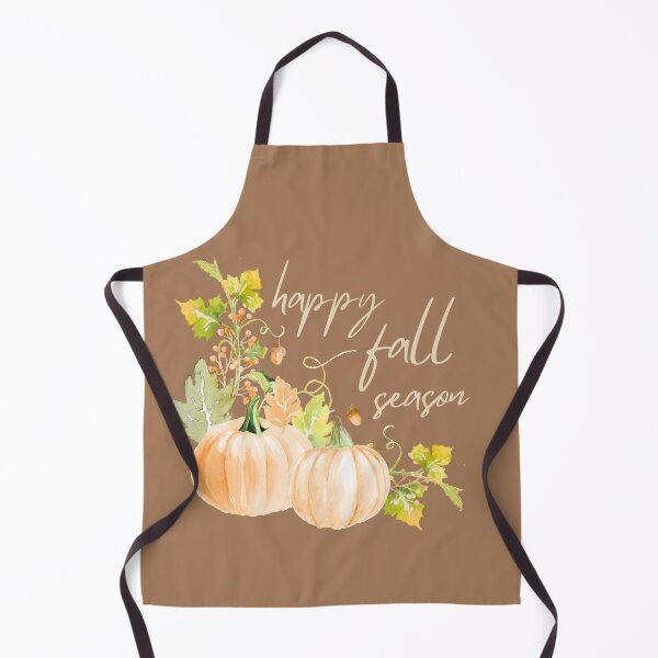 Item preview, Happy Fall Season | Watercolor Pumpkin Botanical Art Print & Sticker designed and sold by Olive Thread Co..