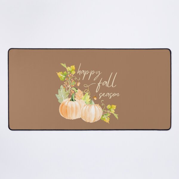 Item preview, Happy Fall Season | Watercolor Pumpkin Botanical Art Print & Sticker designed and sold by Olive Thread Co..