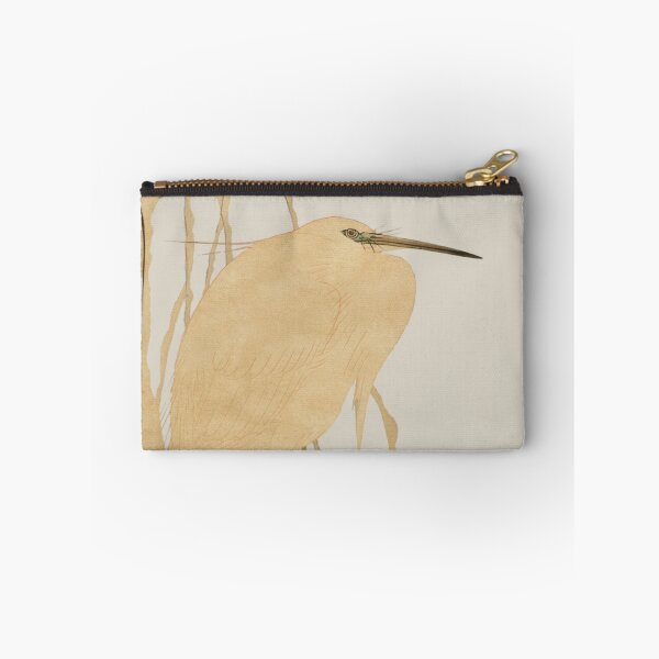 Item preview, Japanese Bird - White Heron -  Modern Ukiyo-e - Japandi, Beige designed and sold by Black Swallow.