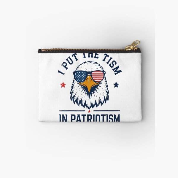 Item preview, I Put The Tism In Patriotism Funny Eagle US Flag designed and sold by KistanosMeka.