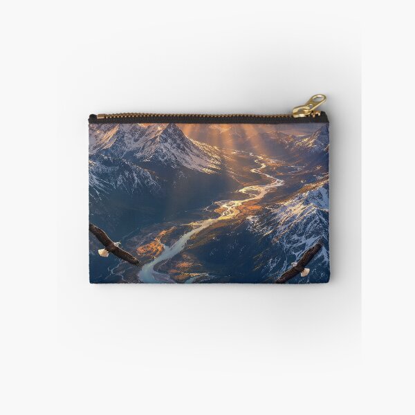 Item preview, Golden Light Over the Alpine River001 designed and sold by boStudio.