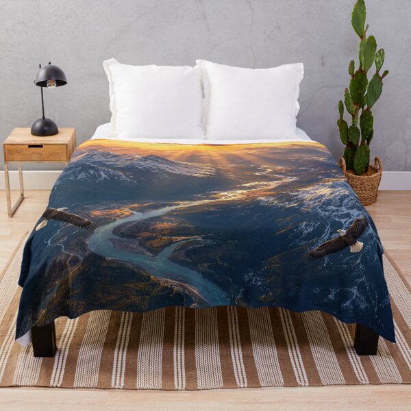 Item preview, Golden Light Over the Alpine River001 designed and sold by boStudio.