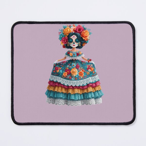 Item preview, Dia de Muertos Catrina | Floral Sugar Skull Lady Art designed and sold by MythicMood.