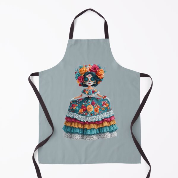 Item preview, Dia de Muertos Catrina | Floral Sugar Skull Lady Art designed and sold by MythicMood.