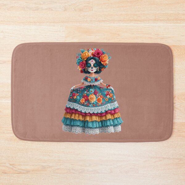 Item preview, Dia de Muertos Catrina | Floral Sugar Skull Lady Art designed and sold by MythicMood.