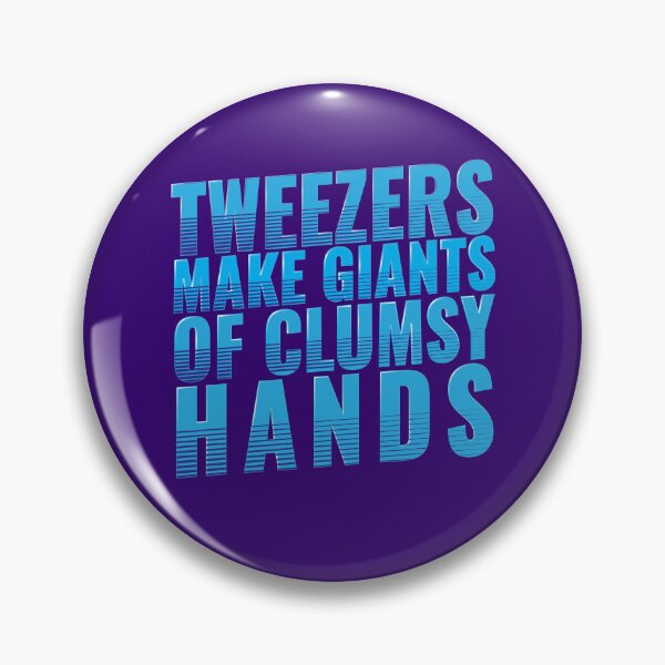 Item preview, Fly tying text illustration "Tweezers Make Giants of Clumsy Hands". designed and sold by Art-Horizon.