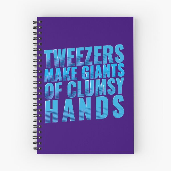 Item preview, Fly tying text illustration "Tweezers Make Giants of Clumsy Hands". designed and sold by Art-Horizon.