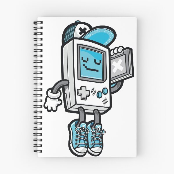 Item preview, Retro Handheld Gamer Character in Blue Sneakers designed and sold by ndesigne.